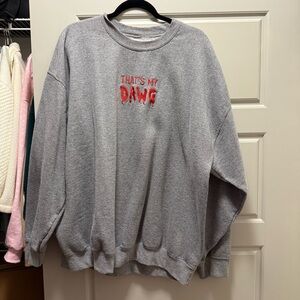UGA Gray Crewneck Sweater “That’s My Dawg”